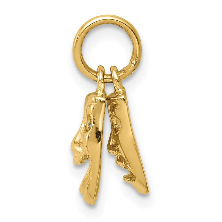 10K Yellow Gold Comedy/Tragedy Charm, Large