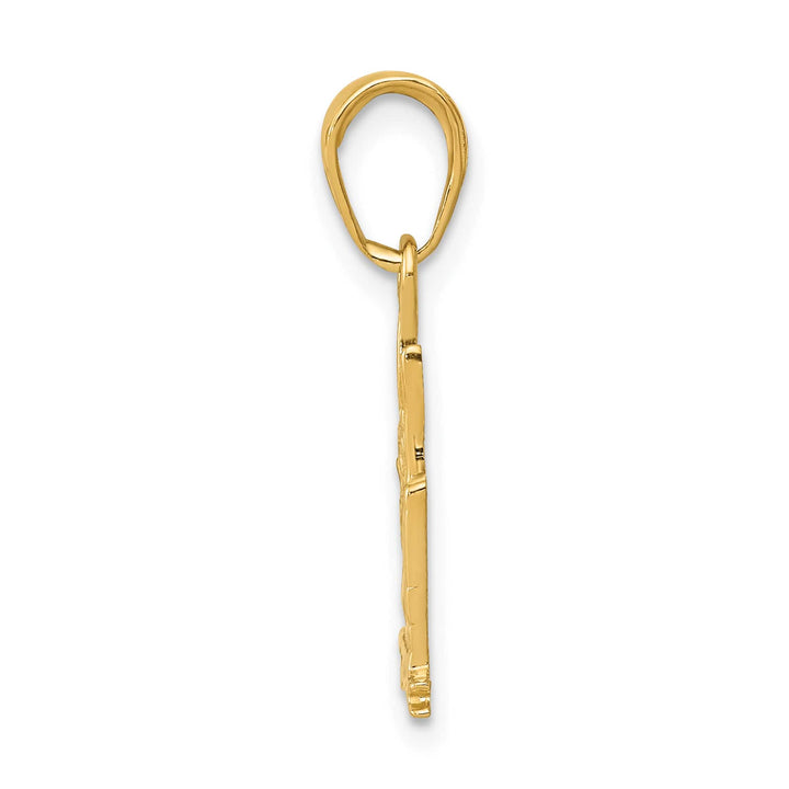 10K Yellow Gold Cruise Ship Pendant