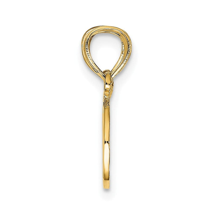10K Yellow Gold Cut-Out Medium Best Friend 2-Piece Break-Apart Pendant