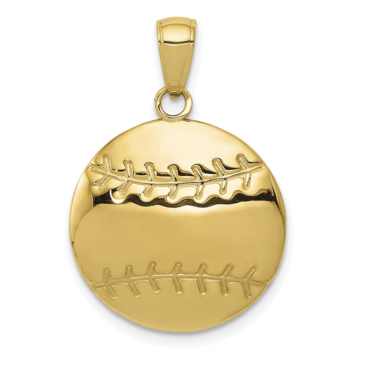 10K Yellow Gold D.C. Baseball Charm