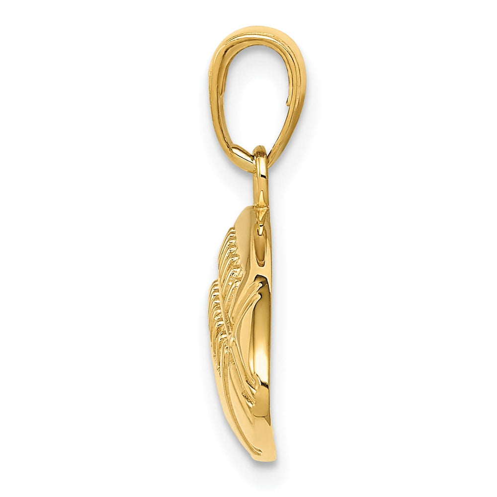 10K Yellow Gold D.C. Large Football Charm