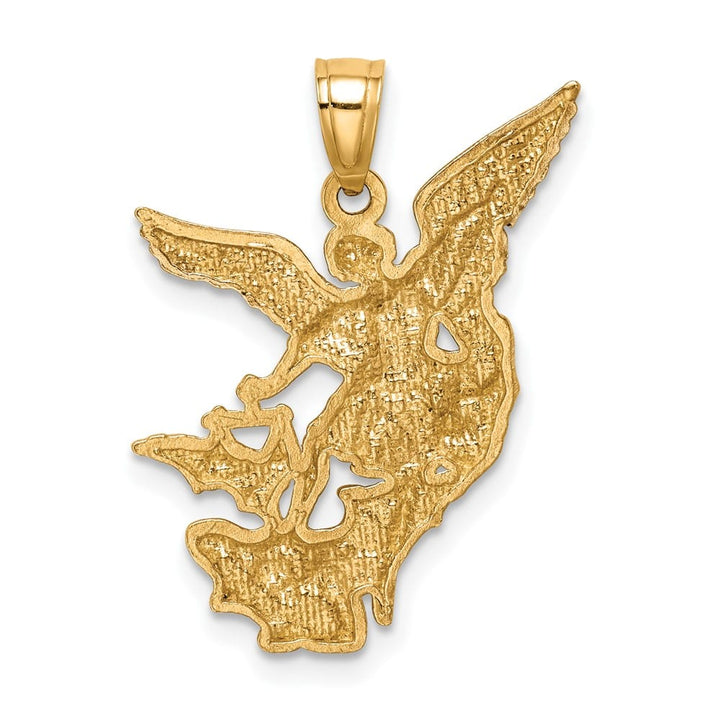 10K Yellow Gold D.C. St. Michael Pendant