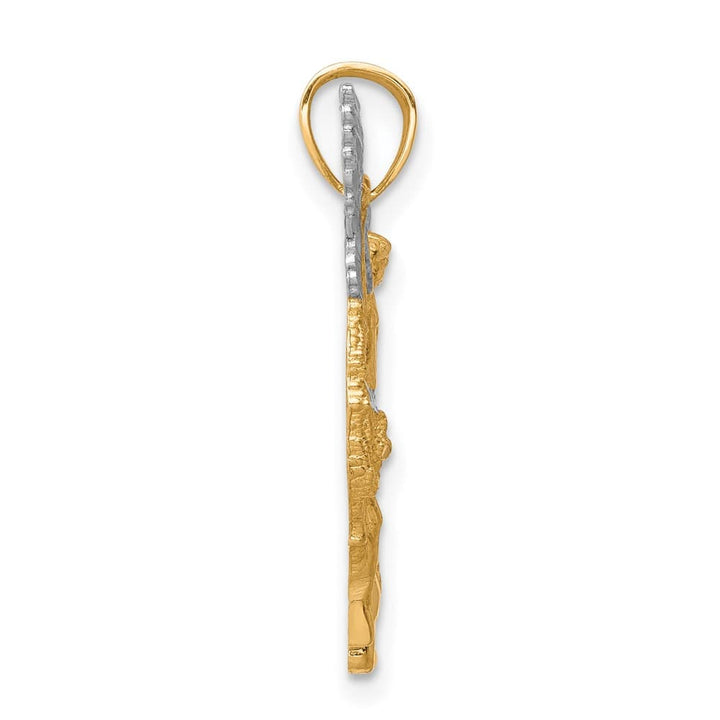 10K Yellow Gold D.C. St. Michael Pendant