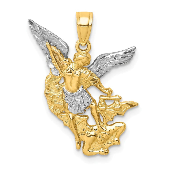 10K Yellow Gold D.C. St. Michael Pendant