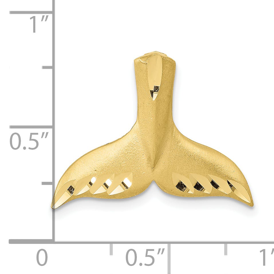 10K Yellow Gold D.C. Whale Tail Fits up to 2mm Regular/4mm Slide