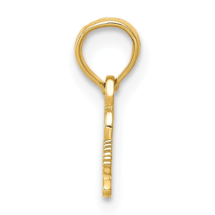 10K Yellow Gold Electric Guitar Pendant