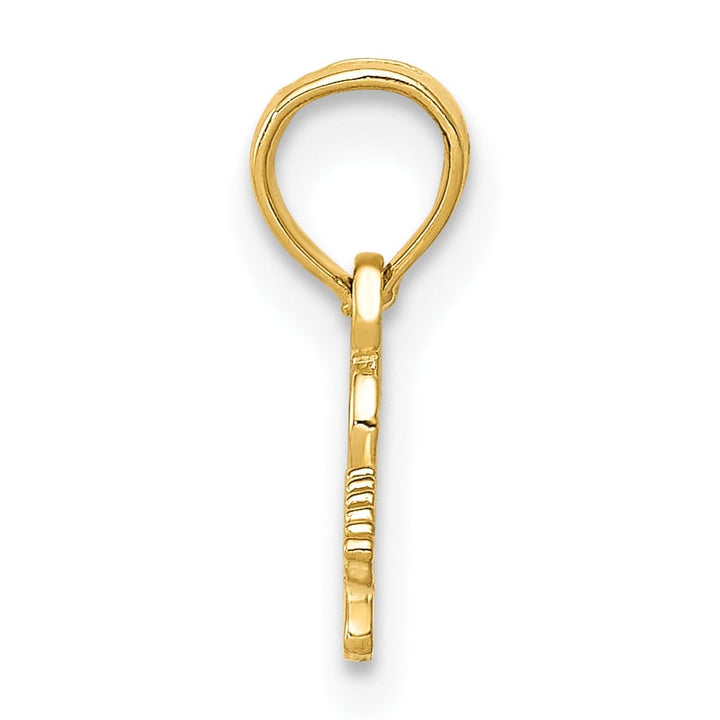 10K Yellow Gold Electric Guitar Pendant