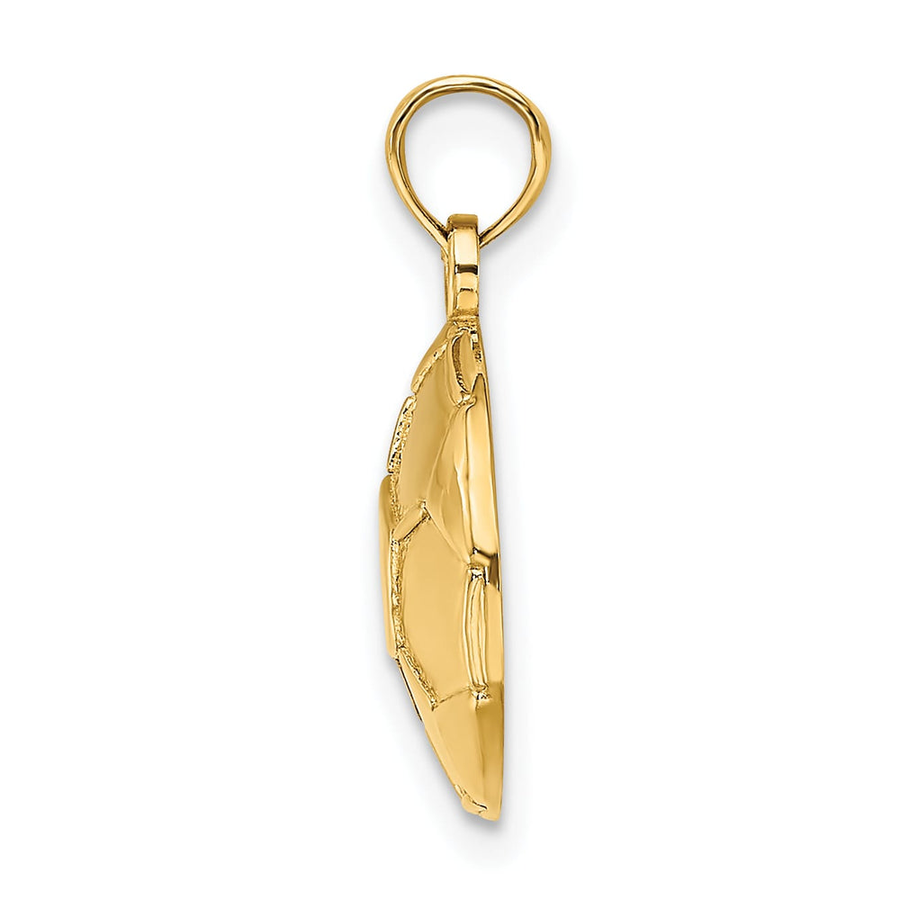10K Yellow Gold Engraveable Soccer Ball Charm