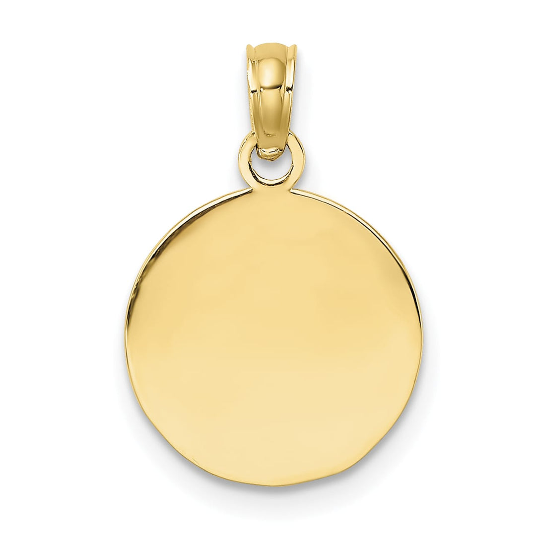 10K Yellow Gold Engraveable Soccer Ball Charm