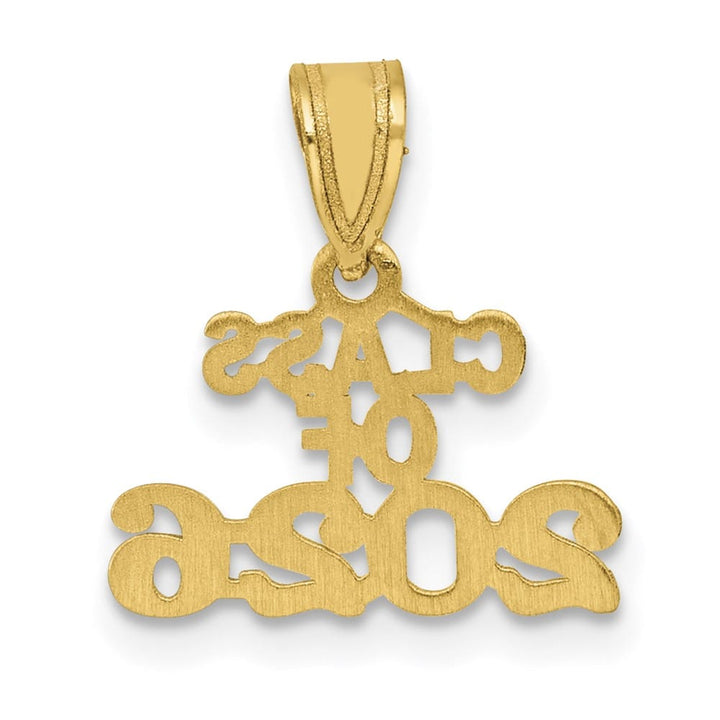 10K Yellow Gold Extra Large Block Class of 2026 Charm