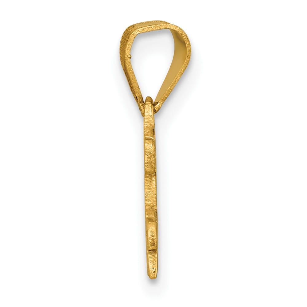 10K Yellow Gold Extra Large Block Class of 2026 Charm