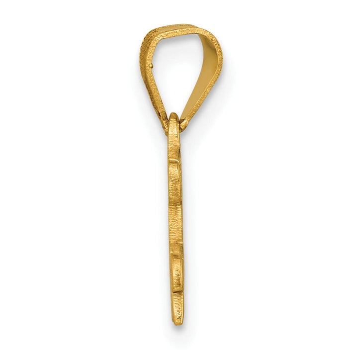 10K Yellow Gold Extra Large Block Class of 2026 Charm