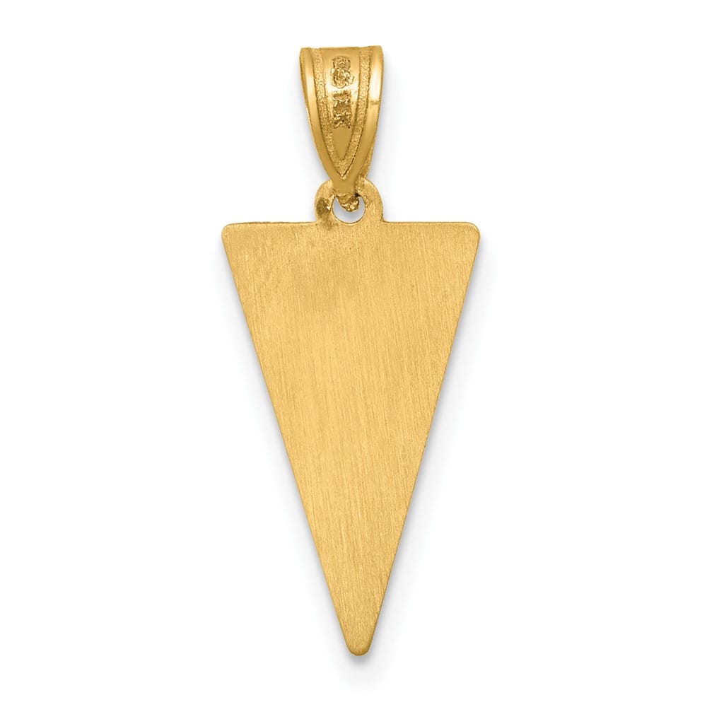 10K Yellow Gold Extra Large Class of 2026 Rally Flag / Charm