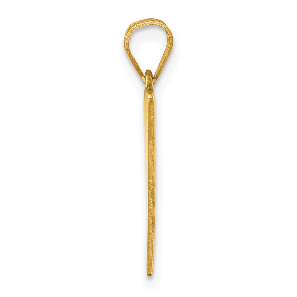 10K Yellow Gold Extra Large Class of 2026 Rally Flag / Charm