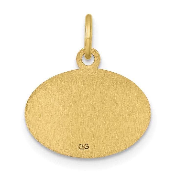 10K Yellow Gold Extra Large Oval Class of 2026 Charm