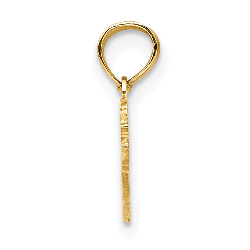 10K Yellow Gold Female Swimmer Charm