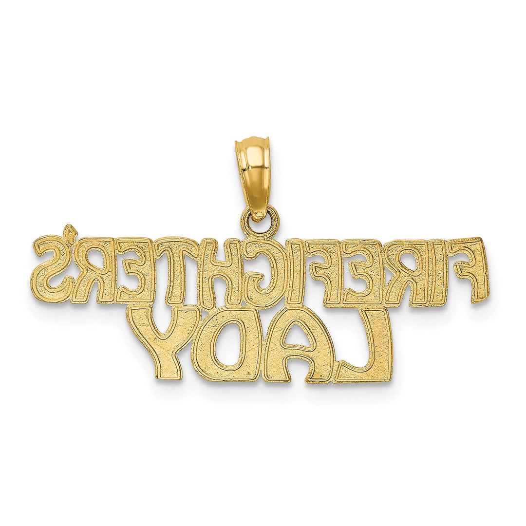 10K Yellow Gold FIREFIGHTER'S Lady Charm