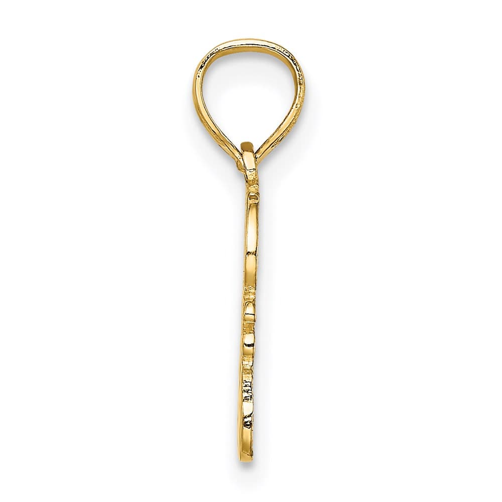 10K Yellow Gold God Hearts You Charm