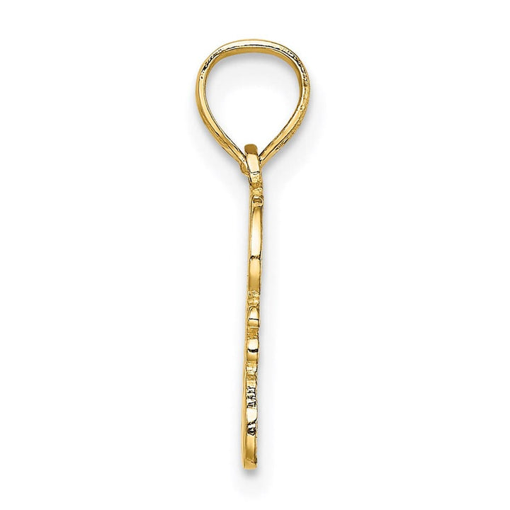 10K Yellow Gold God Hearts You Charm