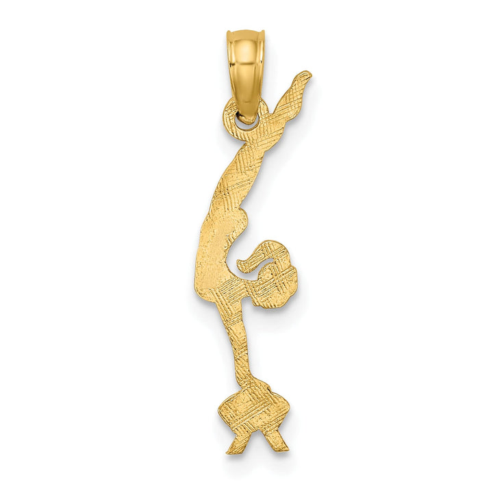 10K Yellow Gold Gymnastics Charm