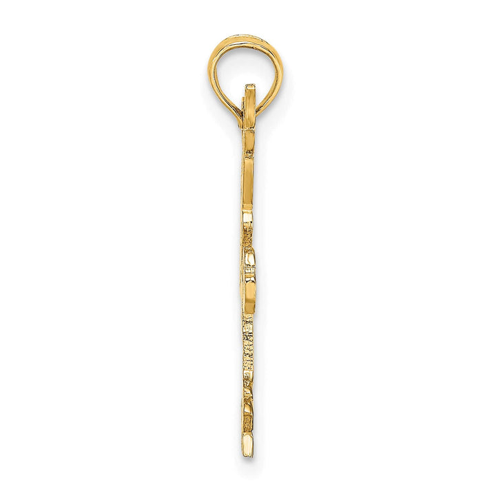 10K Yellow Gold Gymnastics Charm