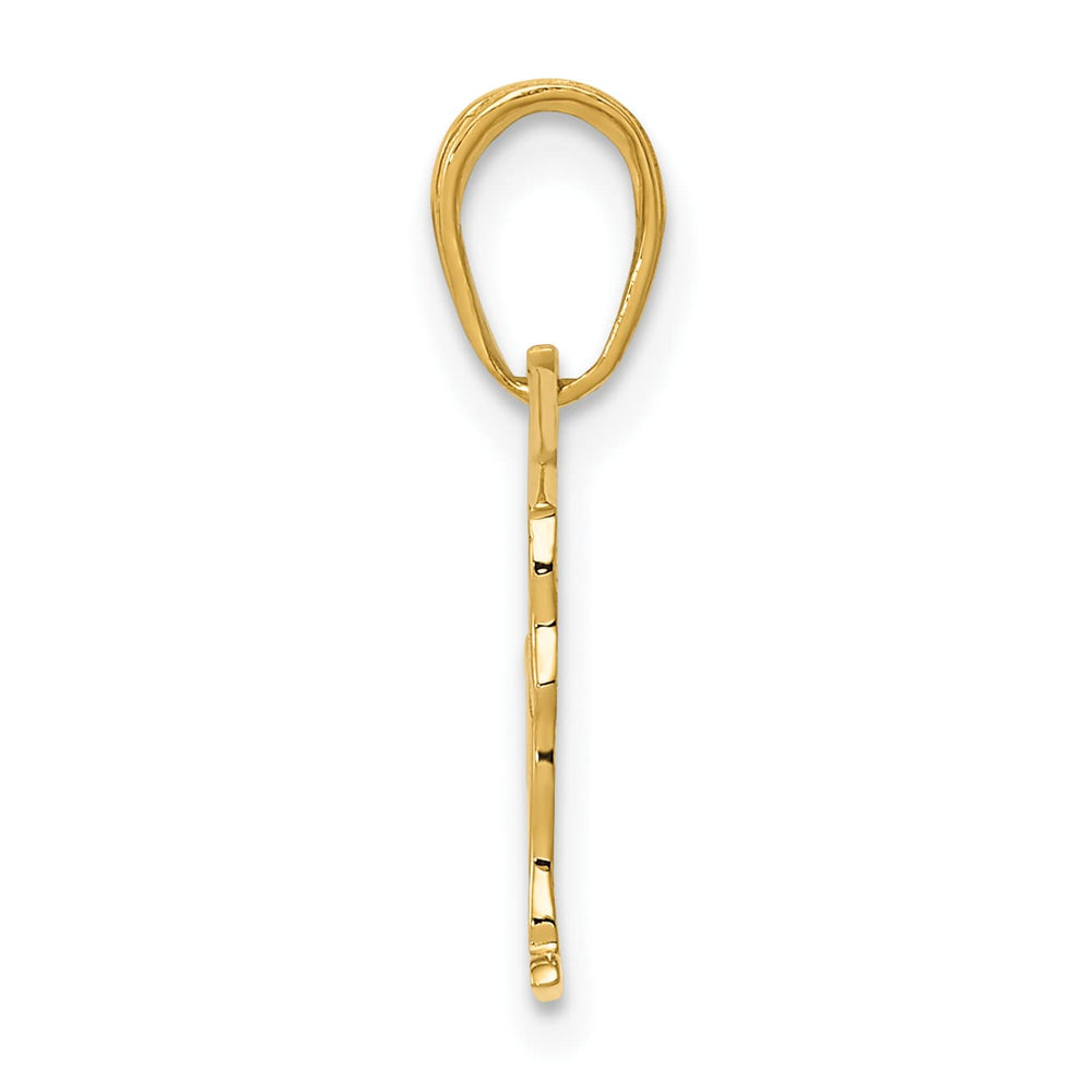 10K Yellow Gold Gymnastics Pendant