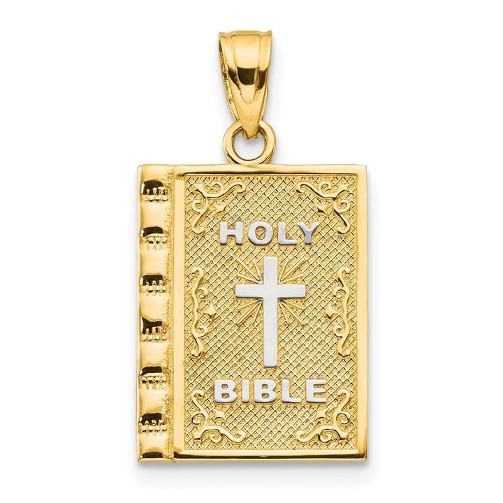 10K Yellow Gold Holy Bible Charm