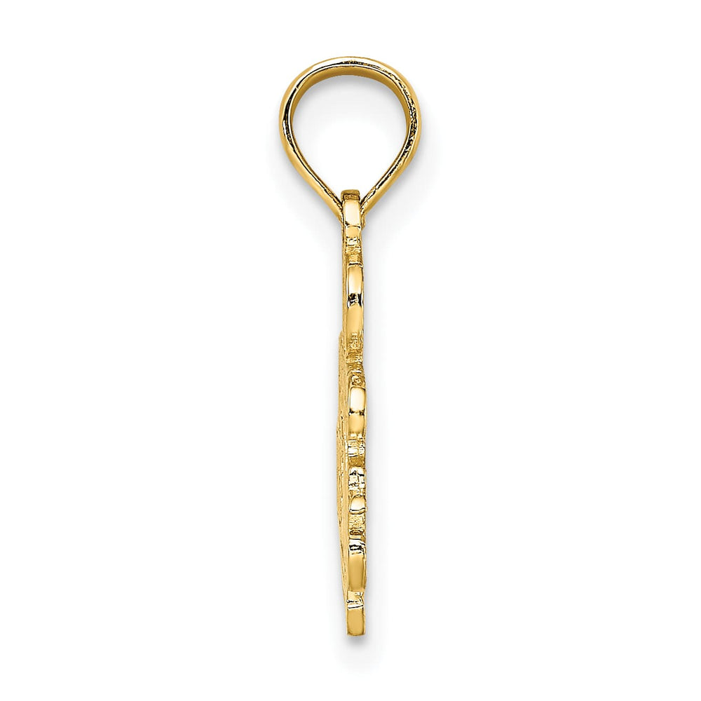 10K Yellow Gold I'D Rather Be Sailing Charm