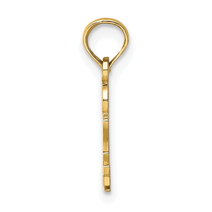 10K Yellow Gold I Heart My Deputy Charm