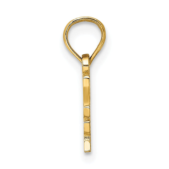 10K Yellow Gold I Heart My Detective Charm