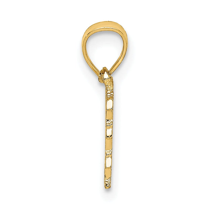 10K Yellow Gold I Want Want Want Charm