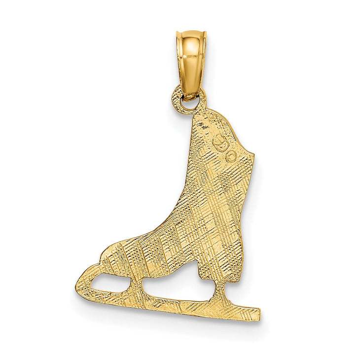 10K Yellow Gold Ice Skate Charm