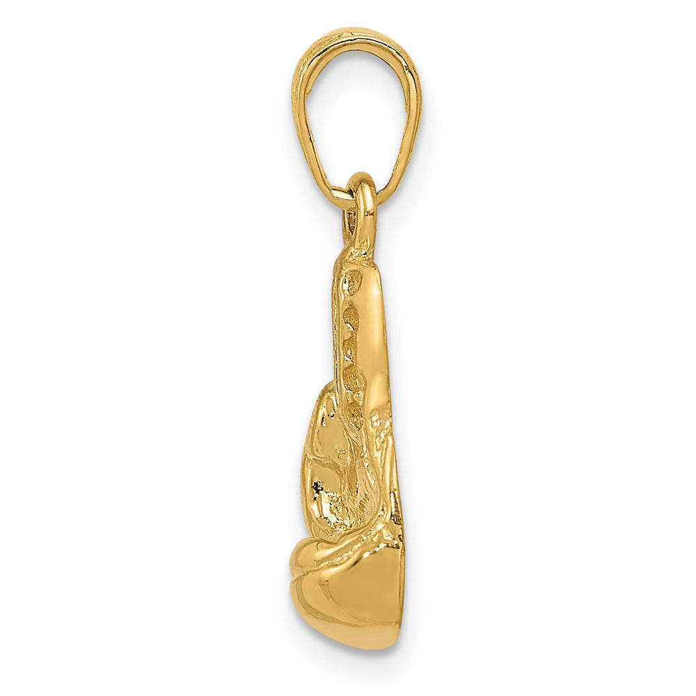 10K Yellow Gold Large Boxing Glove Charm
