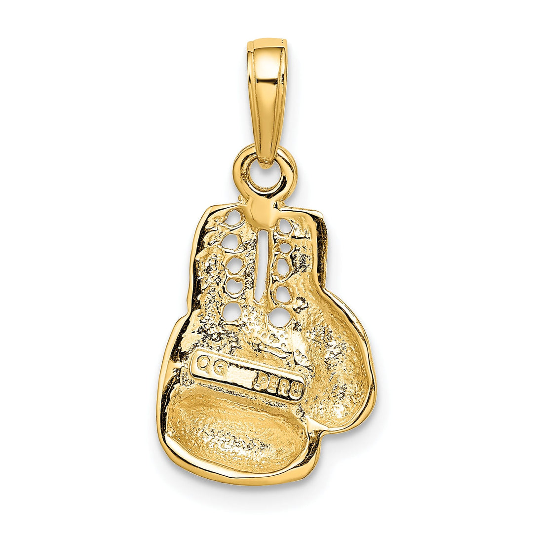 10K Yellow Gold Large Boxing Glove Charm