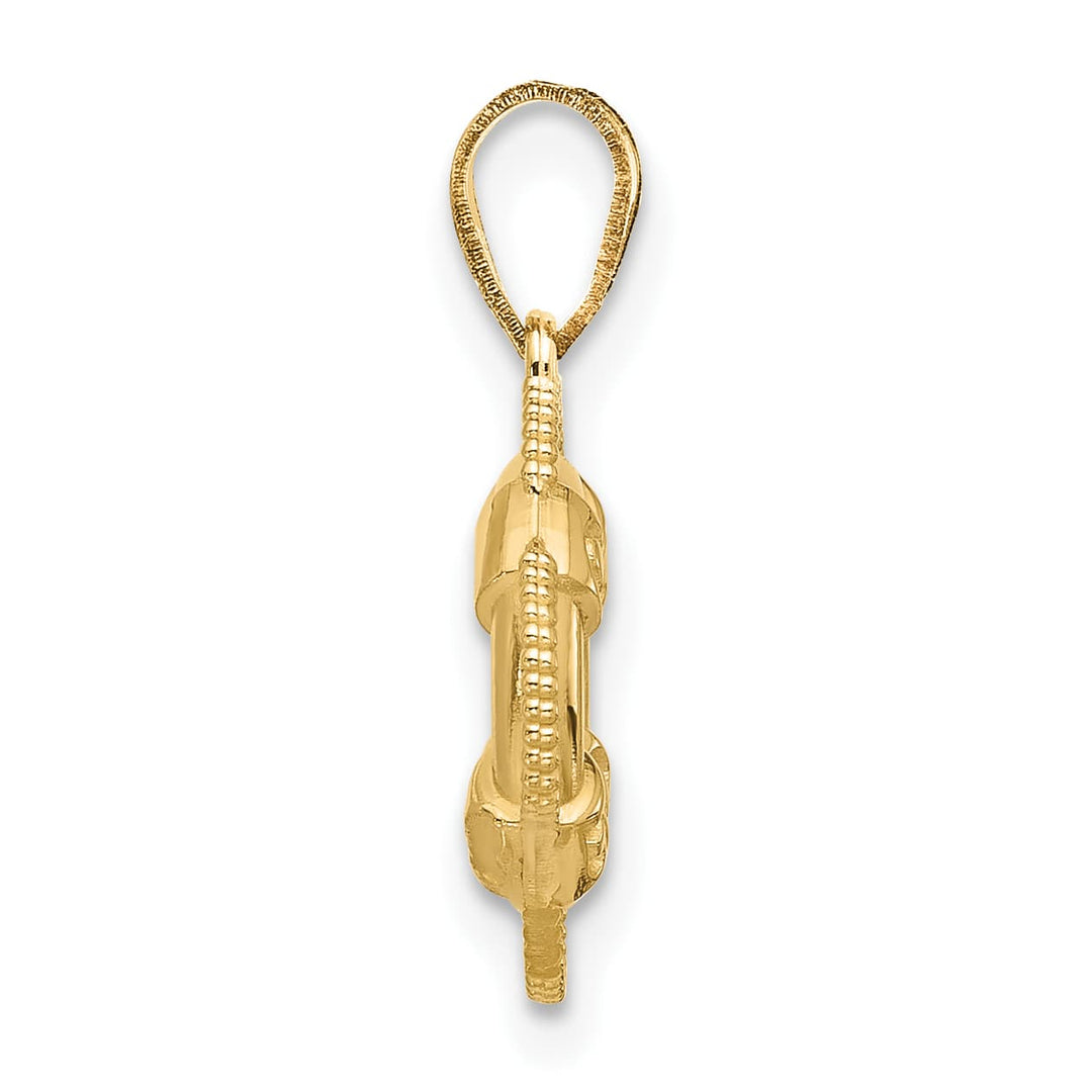 10K Yellow Gold Life Preserver Charm