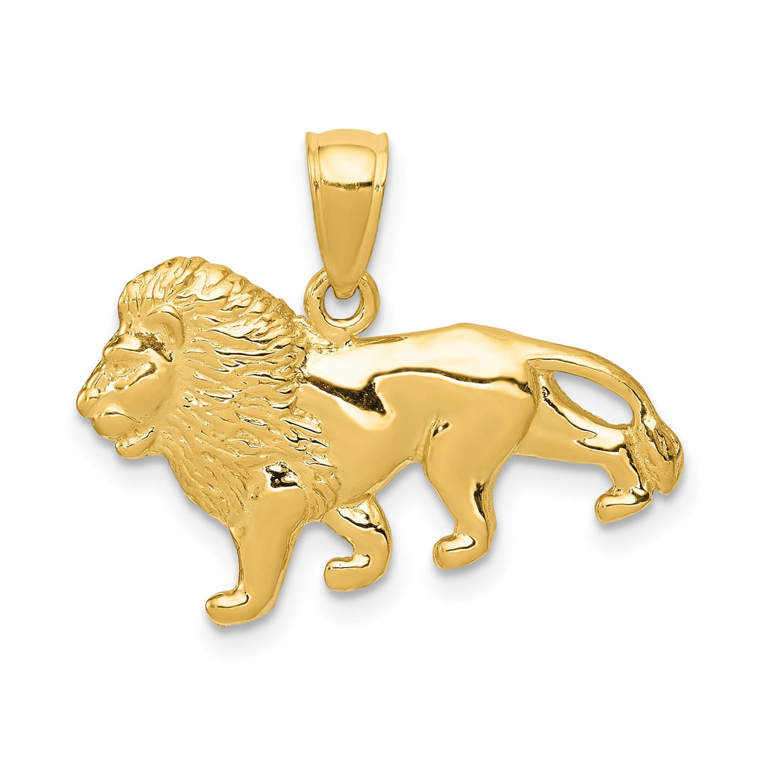 10K Yellow Gold Lion Charm