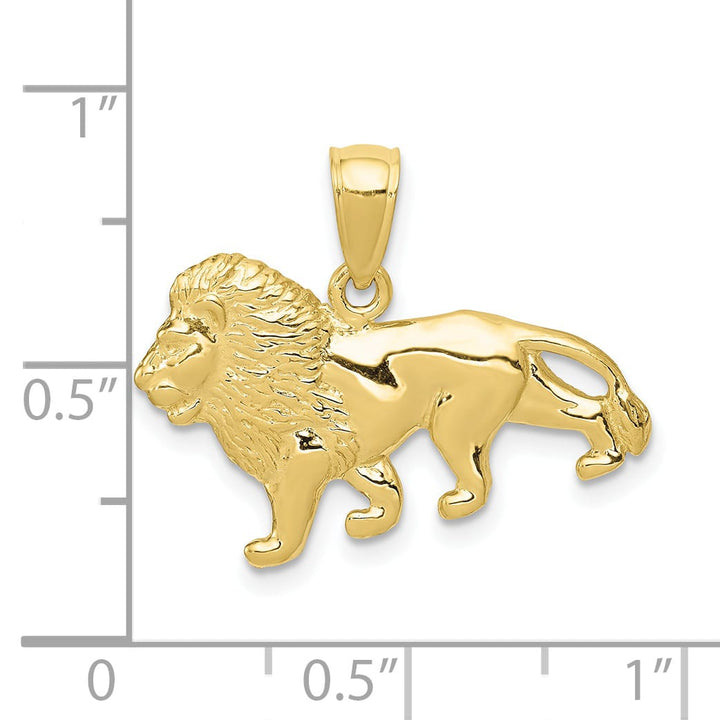 10K Yellow Gold Lion Charm