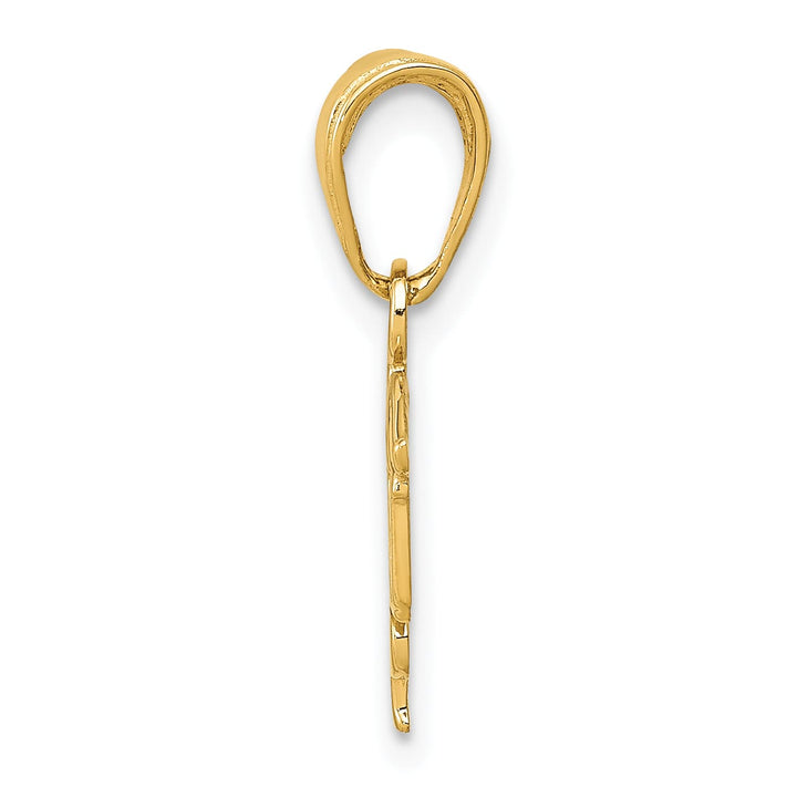 10K Yellow Gold LPN Symbol Pendant