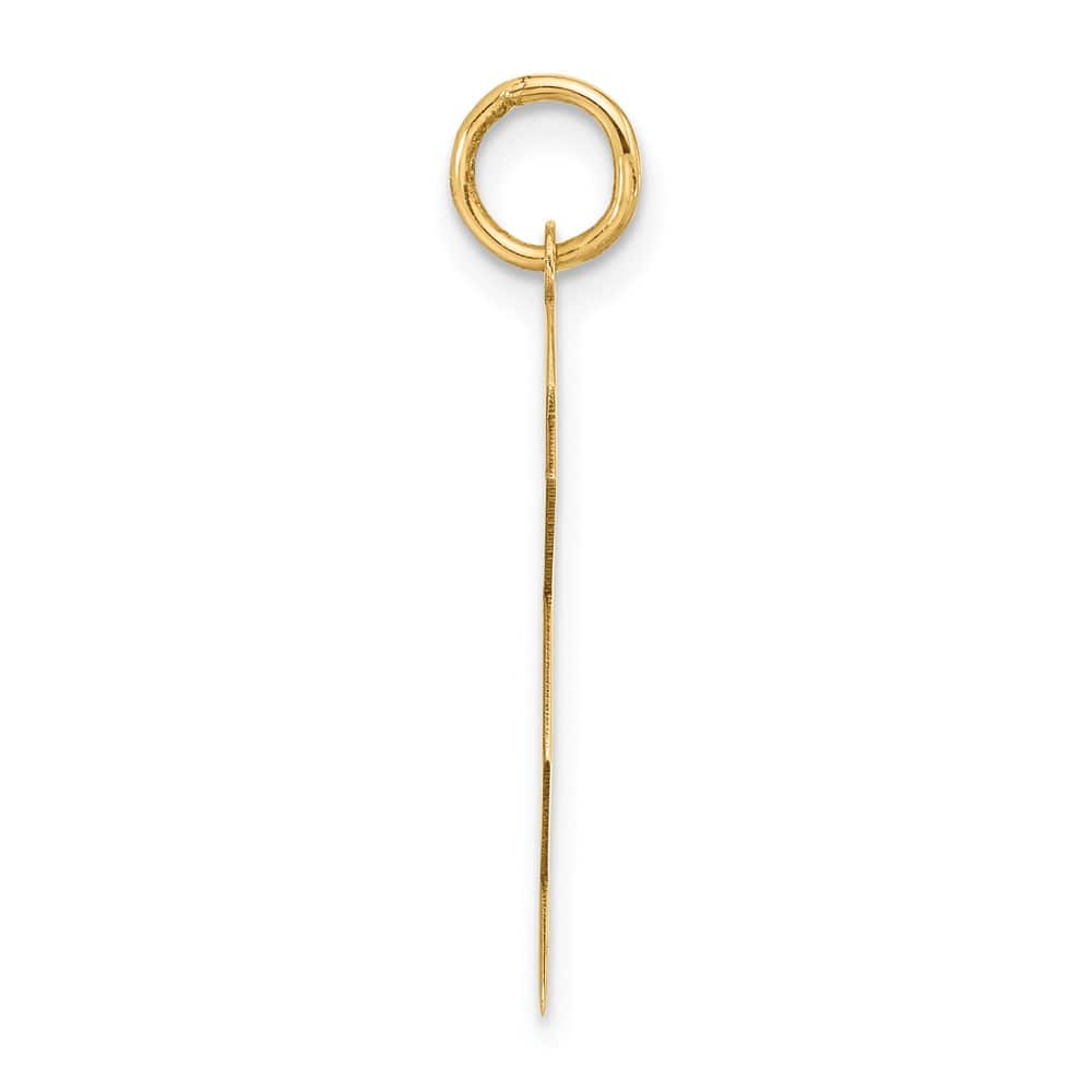 10K Yellow Gold Medium 2-Piece Heart Charm Set