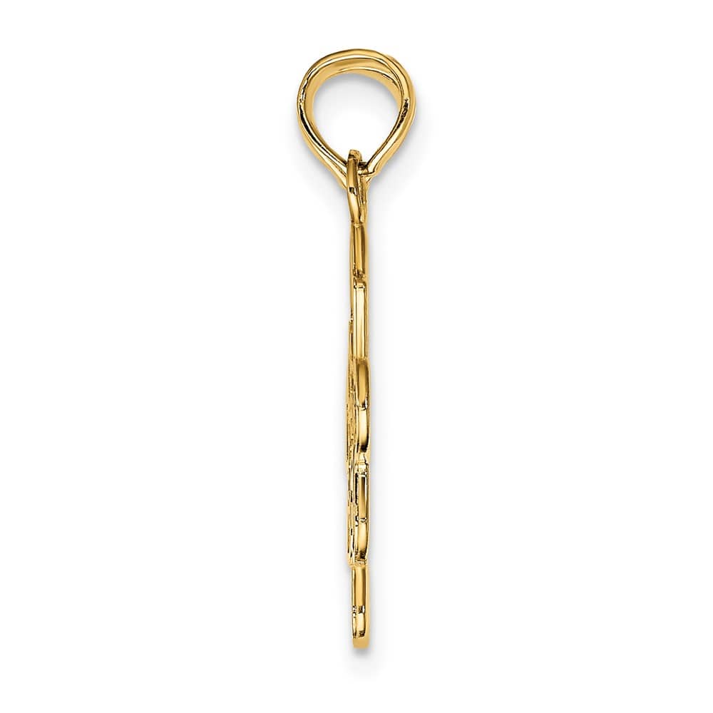 10K Yellow Gold Medium Best Friends 2-Piece Break-Apart Puzzle Charm