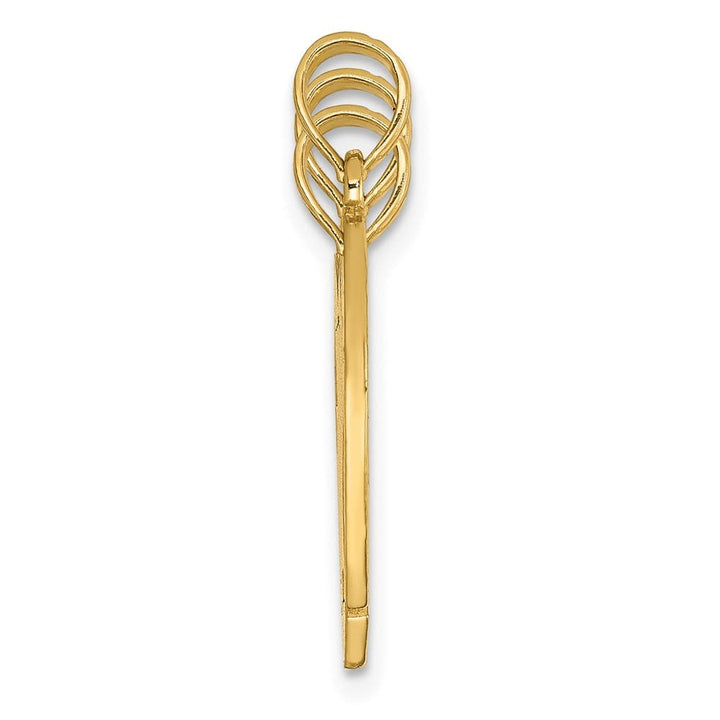 10K Yellow Gold Medium Big Sis / MOM / Lil Sis 3-Piece Charm