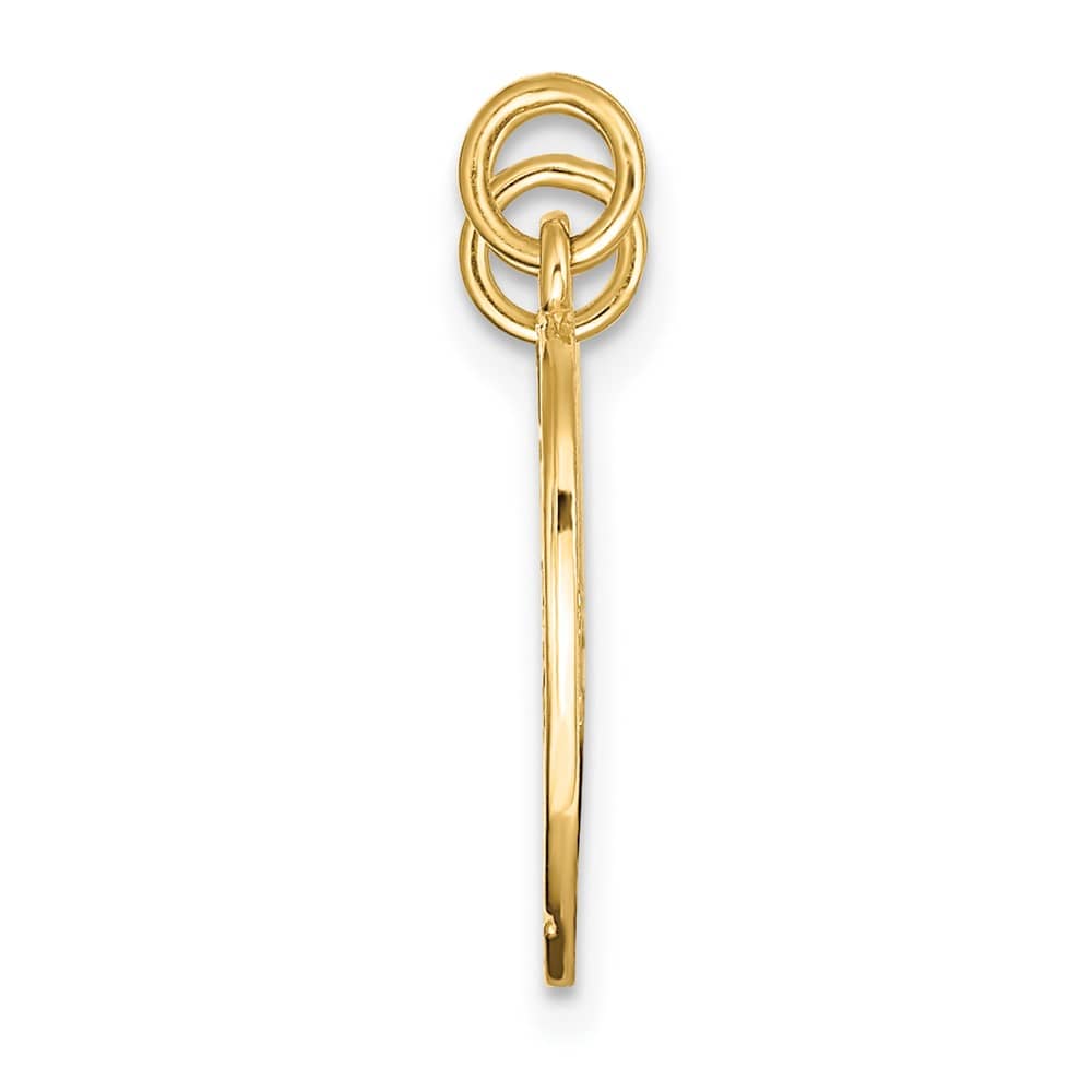 10K Yellow Gold Medium Big Sis / Sis / Lil Sis 3-piece Charm