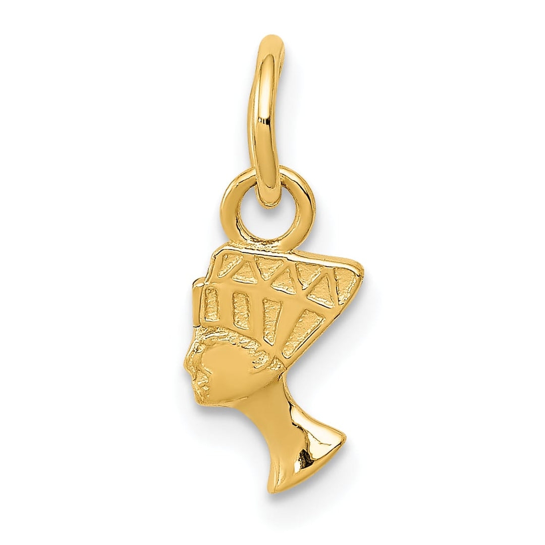 10K Yellow Gold Mini Nefertiti Charm