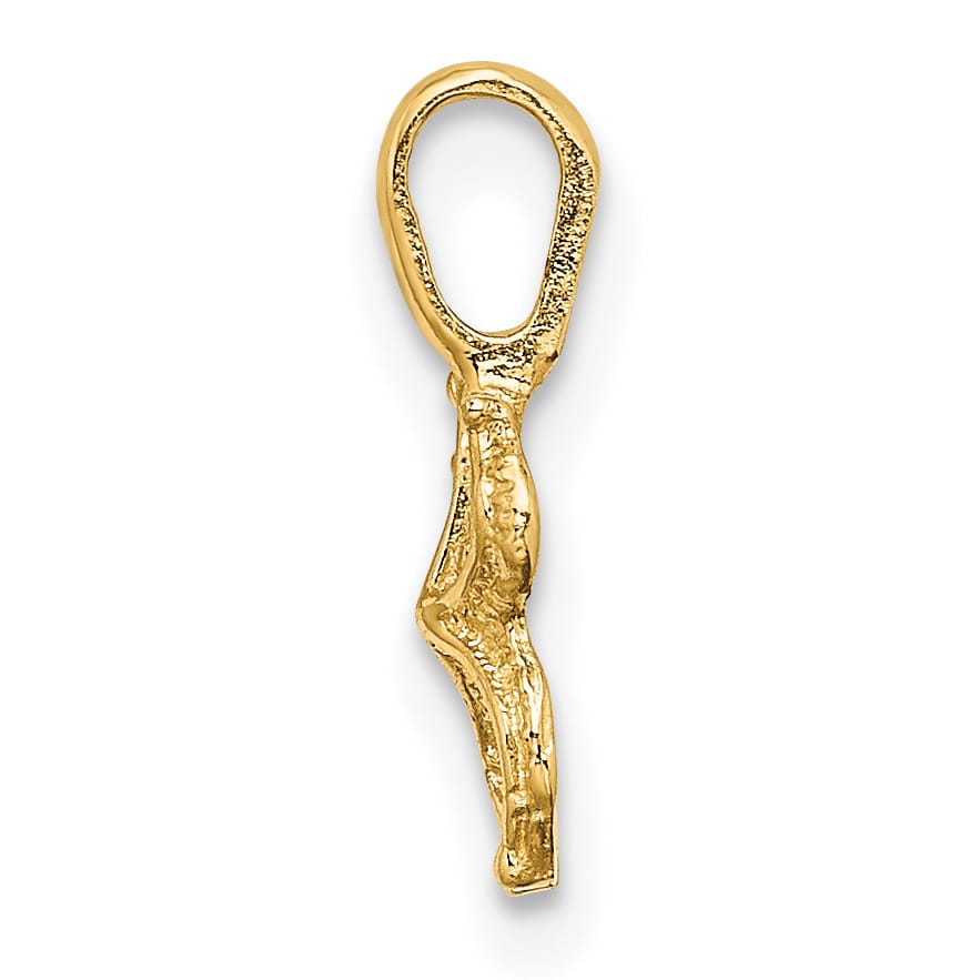 10K Yellow Gold Mini Starfish with Fixed Bail Charm