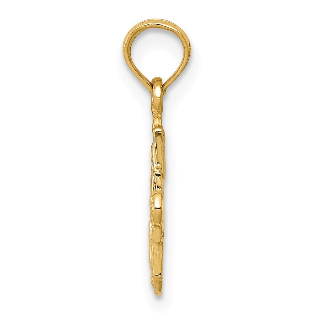 10K Yellow Gold Miniature Four Way Medal