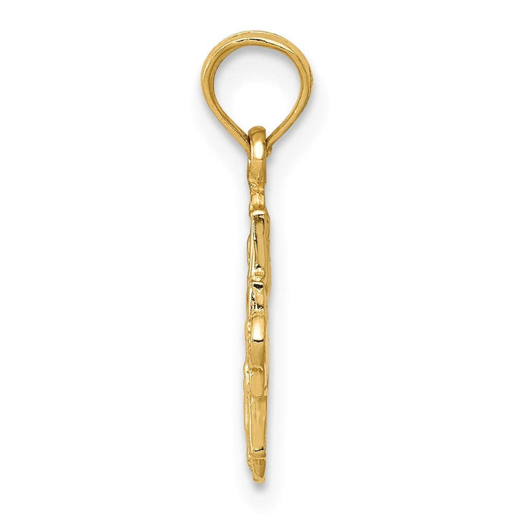 10K Yellow Gold Miniature Four Way Medal