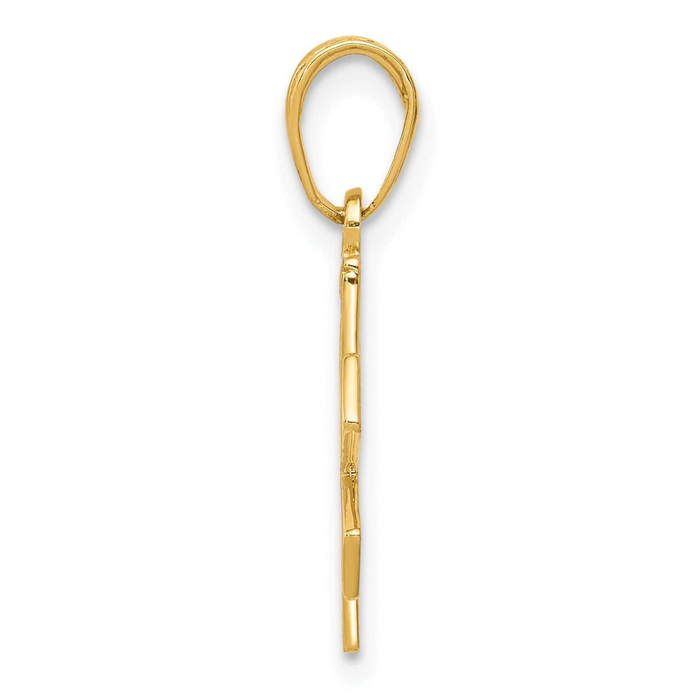 10K Yellow Gold Paramedic/EMT Symbol Pendant