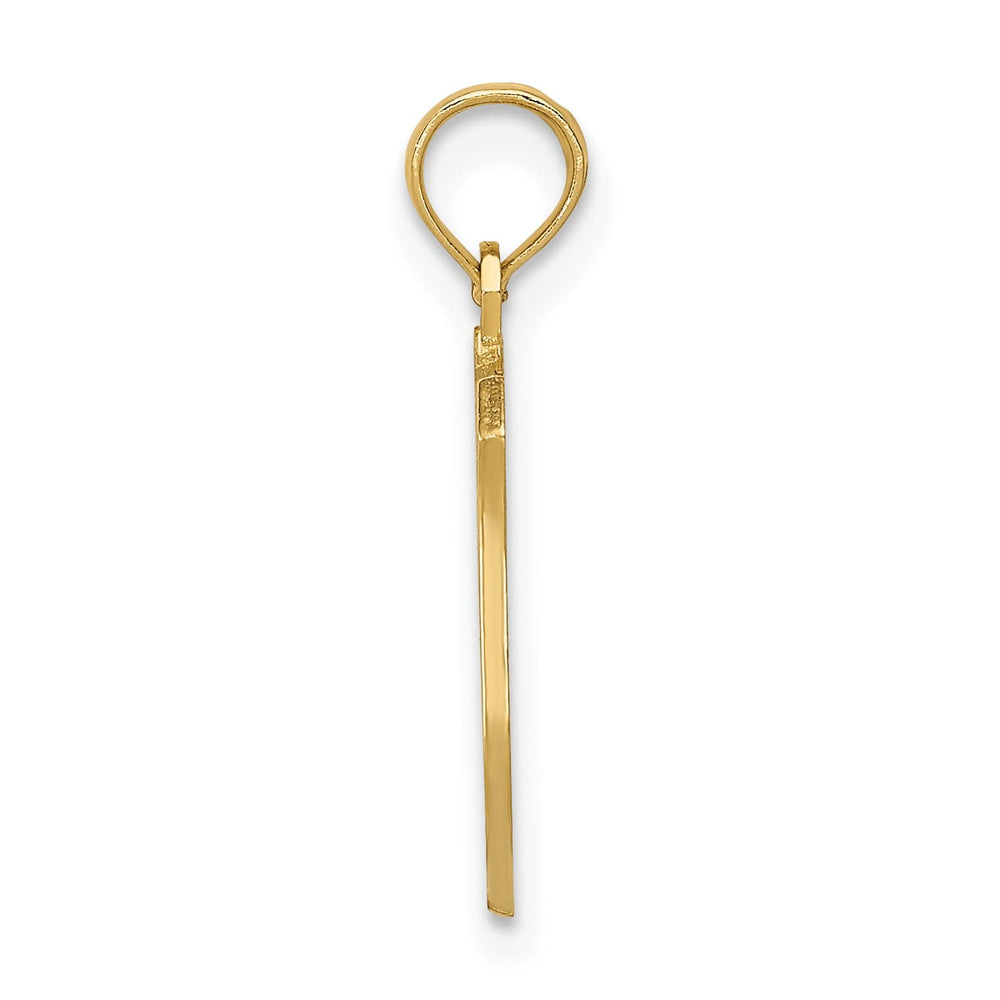 10K Yellow Gold Police Badge Pendant