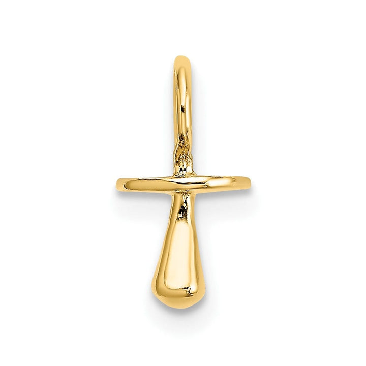 10K Yellow Gold Polished 3-D Medium Pacifier Charm