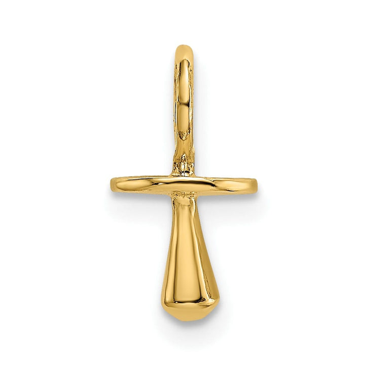 10K Yellow Gold Polished 3-D Medium Pacifier Charm